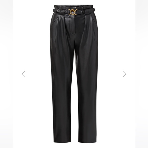 NWT Veronica Beard Vegan Leather Pants - Picture 1 of 9